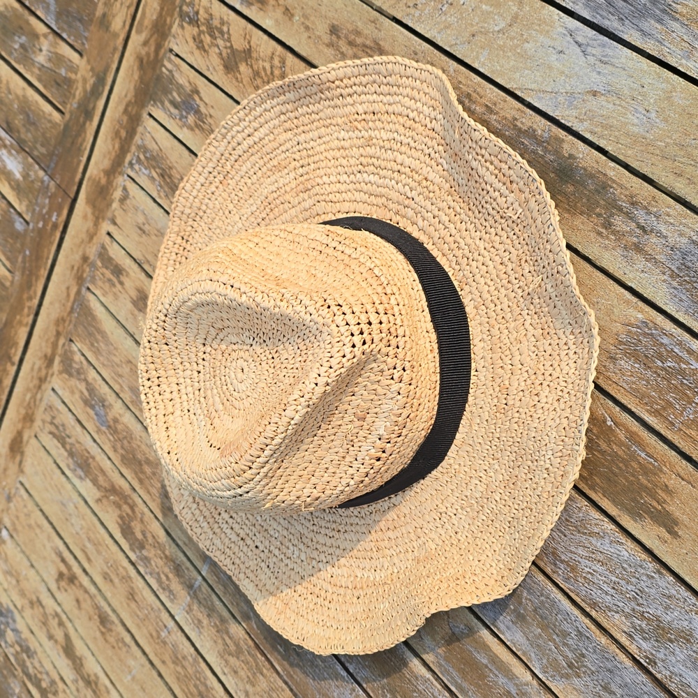 J. Crew packable straw hat